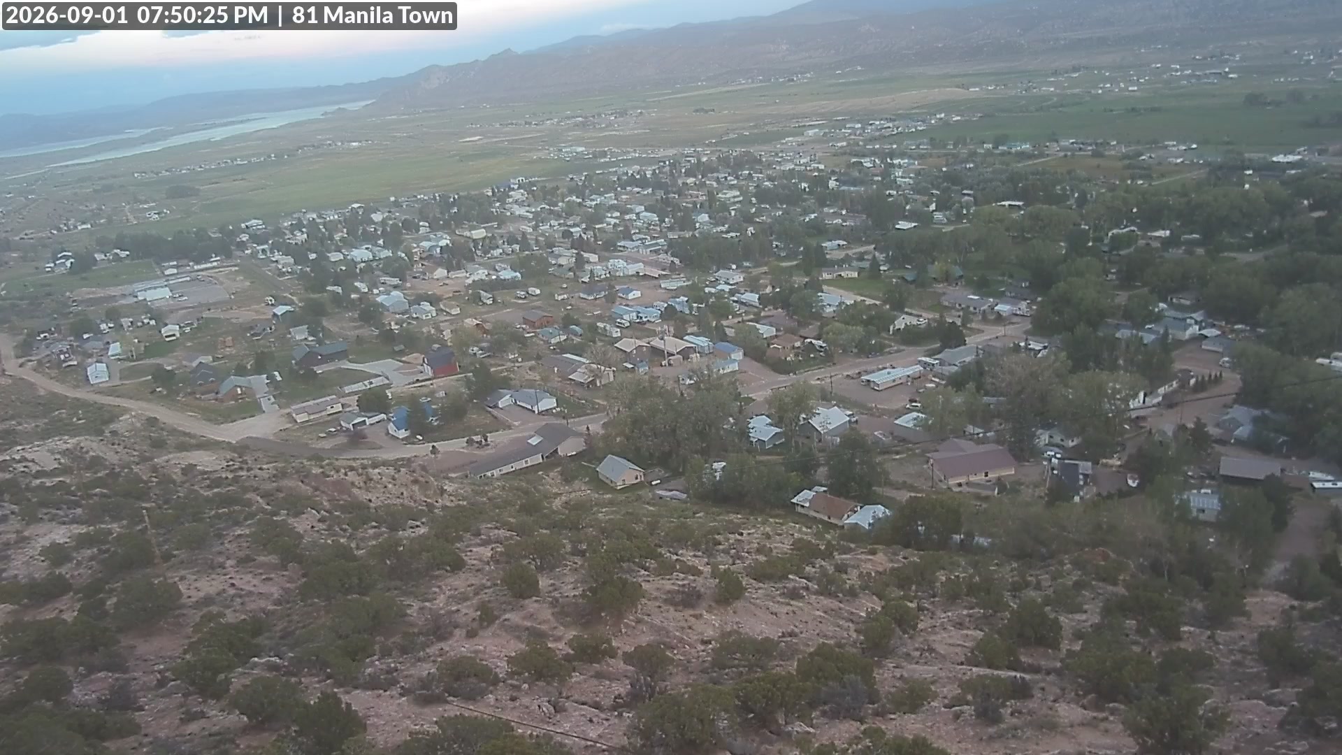 Current view from Town of Manila, UT